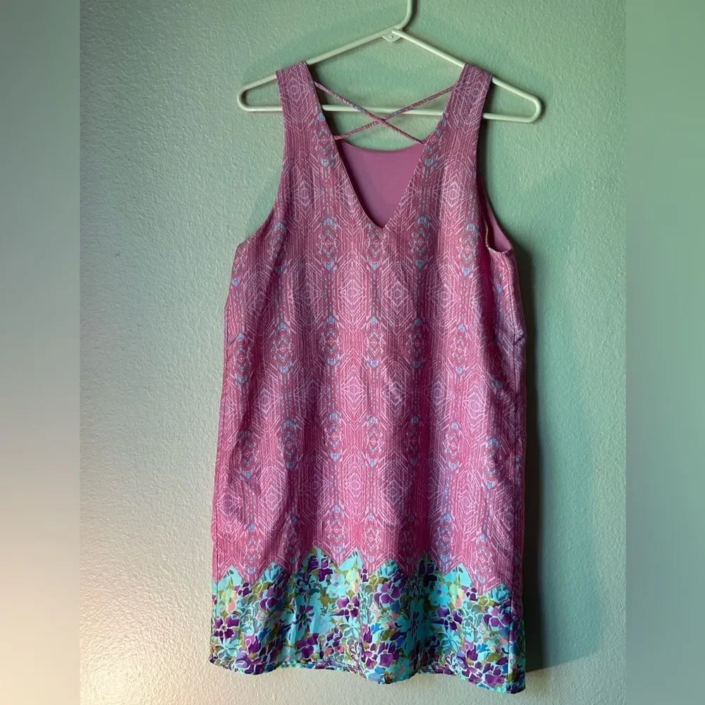 NWOT - Everly Anna Halter Shift Dress - Medium - Picture 6 of 11